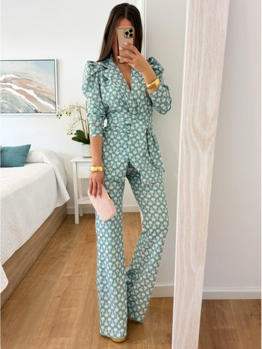 AMELIA - TRAJE ESTAMPADO