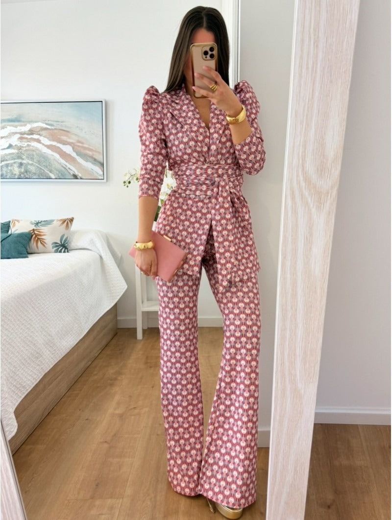 REBECA - TRAJE ESTAMPADO